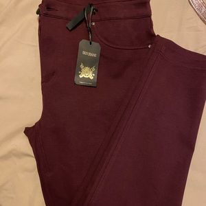 Skinny leg work pants